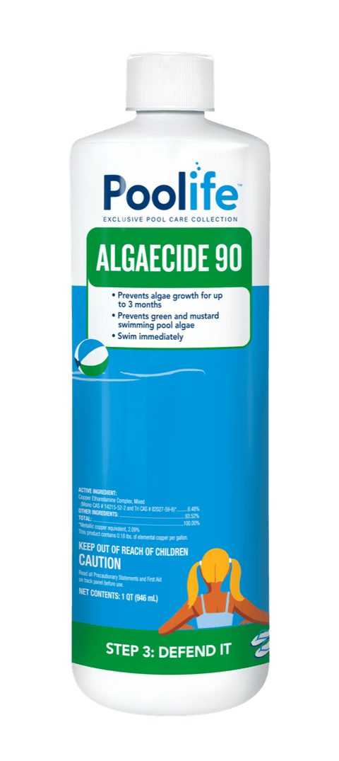 Poolife Algaecide 90 Step 3 bottle.