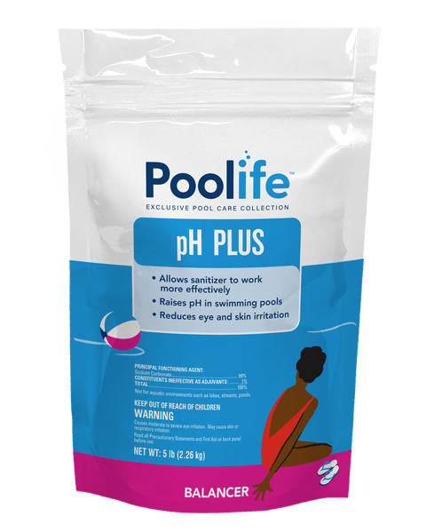 Poolife pH Plus balancer 5lb bag front