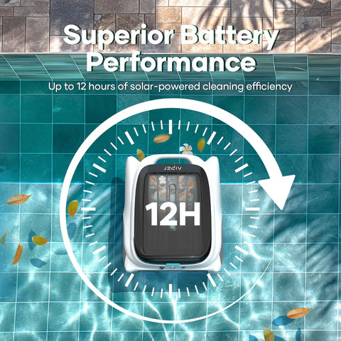 Aiper Solar Powered Pool Skimmer Battery Performance