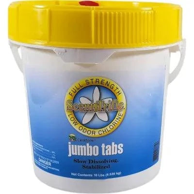 Clearview 3" Scent-Trific Jumbo Tabs 10 LB - Benchmark Pool Supply