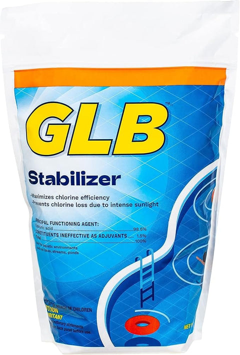 GLB Stabilizer 4lb – Pool Water Conditioner & UV Protection for Chlorine Efficiency