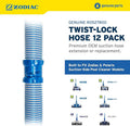 Zodiac R0527800 Twist Lock Hose Replacement Kit for OEM pool cleaner parts and repair