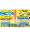 18" Stinger Plaster Brush 50% Grit & 50% Yellow Bristle | BR4018C - Benchmark Pool Supply