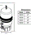 Pentair Filter Dimension Table