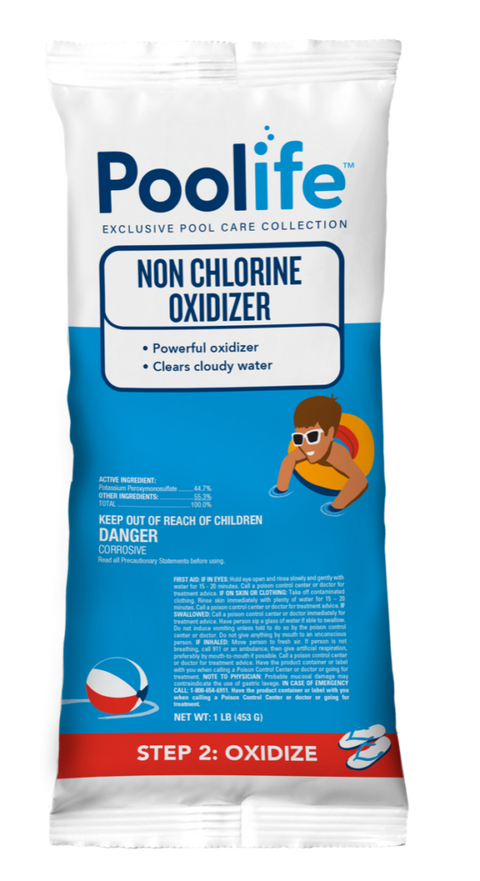 Poolife Non Chlorine Oxidizer 1lb Bag Step 2 Oxidize