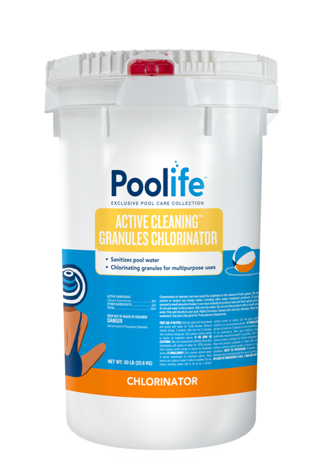 Poolife Active Cleaning Granules Chlorinator 50lb Front