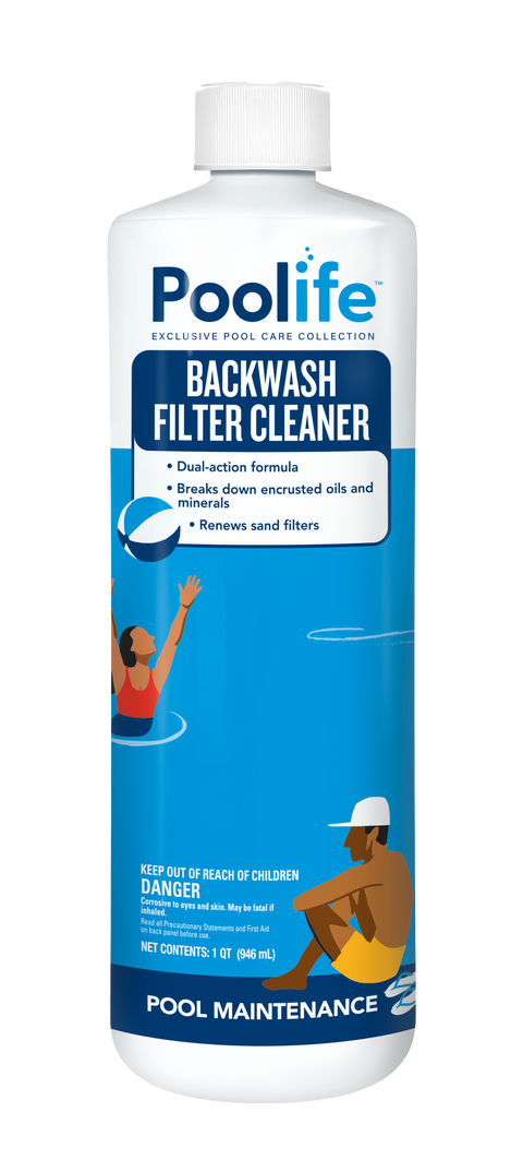 Poolife Backwash Filter Cleaner Pool Maintenance Quart Front