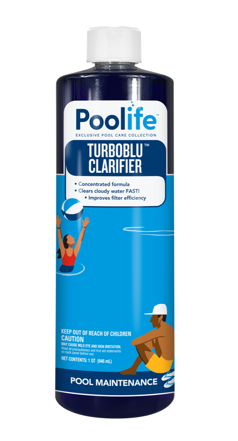 Poolife Turboblu Clarifier Pool Maintenance Quart Front