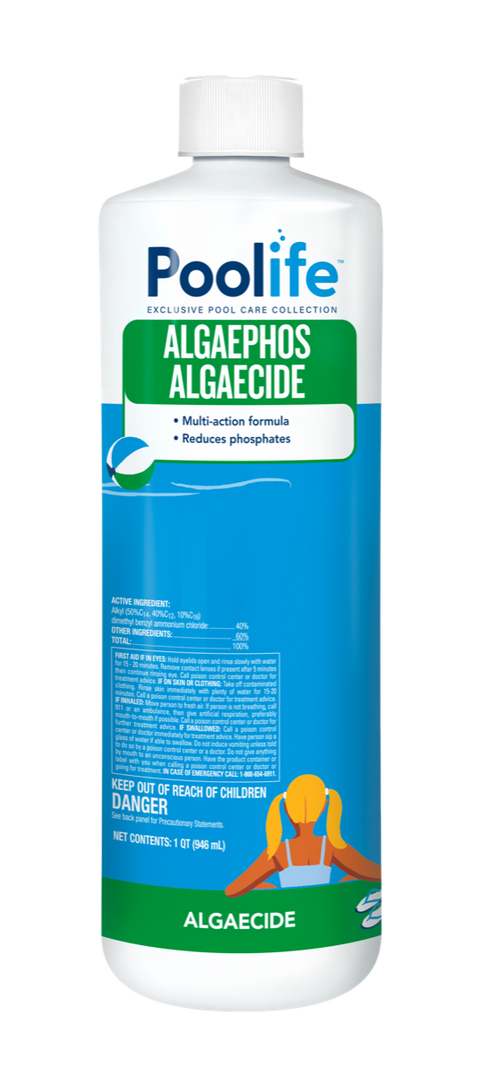 Poolife Algaephos Algaecide Bottle Front