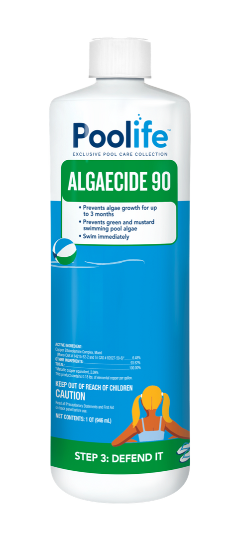 Poolife Algaecide 90 Step 3 bottle. 