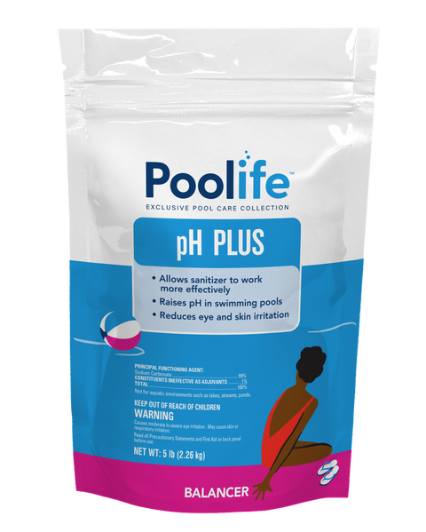 Poolife pH Plus balancer 5lb bag front