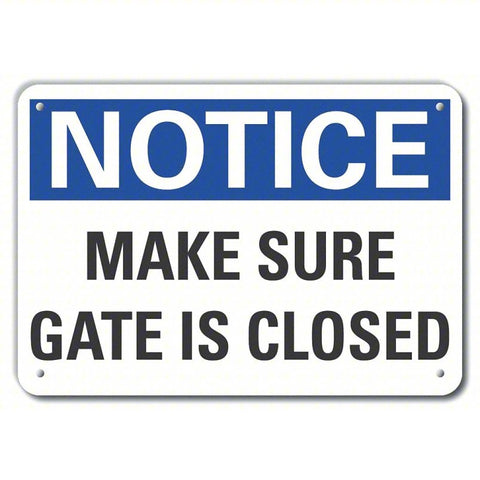 Keep Gate Closed – Pool Safety Sign for pool safety by My Store at Benchmark Pool Supply