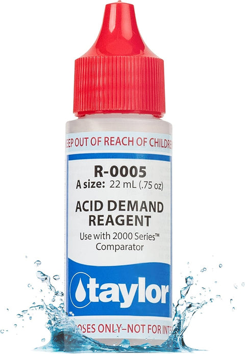 Taylor R-0005-A Acid Demand Reagent – 0.75 oz by Taylor Water Technologies for pools