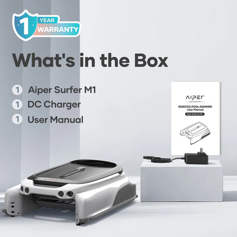 Aiper Robotic Pool Skimmer What's in the box