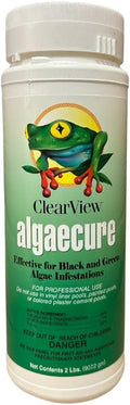 Clearview Black Algae Killer Tri-Chlor Granular 2 lb from Benchmark Pool Supply for pools