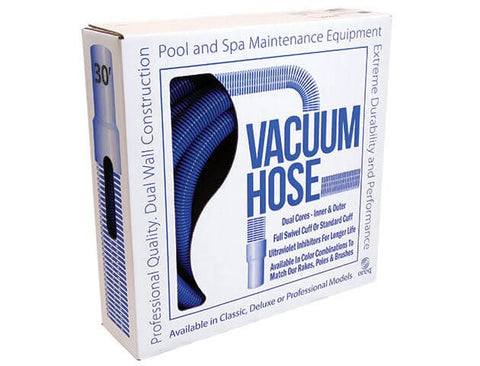 Box of vacuum hose for pool and spa maintenance 