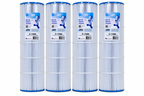 Unicel C-7488-4 106 Sq Ft Filter Cartridges 4-Pack | Hayward C4025/C4030