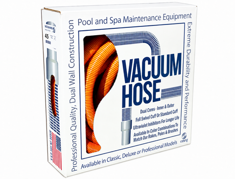 Smooth Flex 1-1/2" x 45' Pool Vacuum Hose w/ Swivel