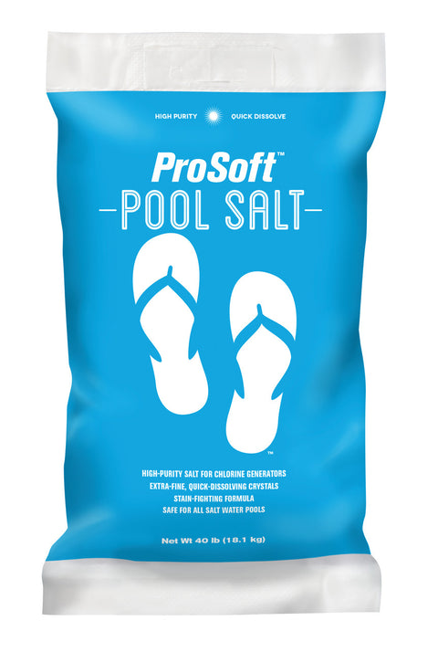 ProSoft Pool Salt 40 lb – High-Purity Salt for Saltwater Pools by My Store packaging