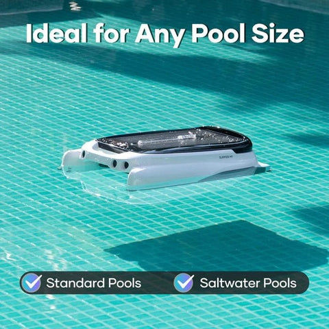 Aiper Surfer M1 – Solar Powered Robotic Pool Surface Skimmer for swimming pools