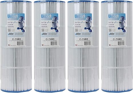 Unicel C-7483 Pool Filter Cartridge 81 Sq Ft (4 Pack) genuine OEM pool parts from Benchmark