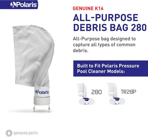 Polaris K16 OEM Debris Bag for 280 380 Cleaners
