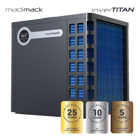Madimack InverTITAN 140,000 BTU Inverter Pool Heat Pump, INVTIT140, manufacturer product-family image
