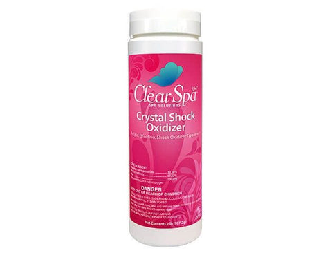 Oreq Clear Spa 104° Crystal Shock Oxidizer 2 lb – Non - Chlorine Spa Shock CSPM002 Shocks & Oxidizers for swimming pools