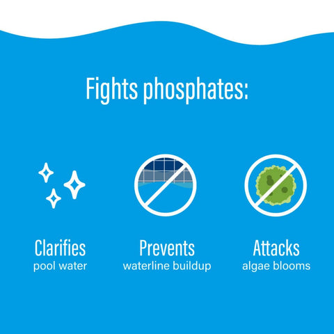 PhosFIGHT+ Phosphate Remover Poolife Stain & Scale for swimming pools