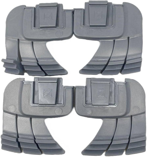 Polaris Atlas Cyclonic Scrubbing Brushes – Silver, 4 - Pack (R0953300) for swimming pools