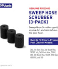 Polaris R0522400 Sweep Hose Scrubber 3 - Pack | Fits Polaris 180/280/360/380 for swimming pools