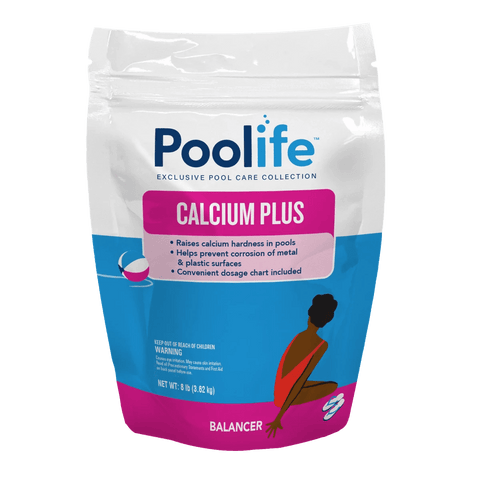 Poolife® Calcium Plus 93% – Fast - Dissolving Calcium Hardness Increaser (8 lb Bag) Balancers for swimming pools