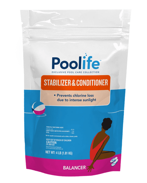 Poolife™ Stabilizer & Conditioner (Bag) – UV Chlorine Protection & Pool Cyanuric Acid Conditioner Balancers for swimming pools