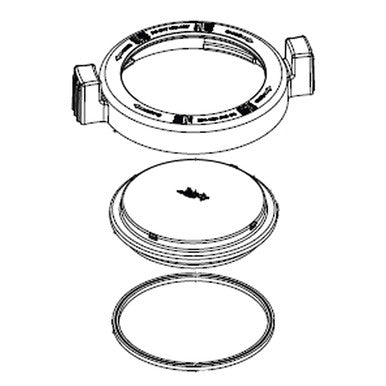 Jandy, lid with locking ring and seal replacement kit