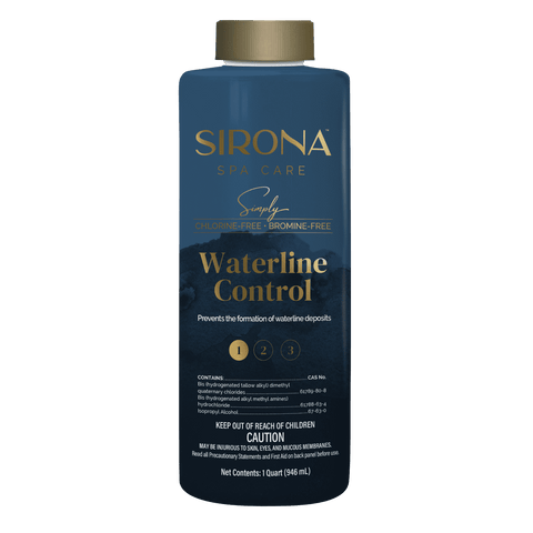 Sirona Simply Waterline Control 32 oz – Spa Waterline Cleaner & Deposit Preventer Stain & Scale for swimming pools
