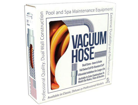 Smooth Flex Vacuum Hose 1 - 1/2" x 45' with Swivel Cuff | VH2245z for swimming pools