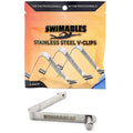 Swimables Metal Brush Clip – Heavy-Duty Replacement stainless steel pool equipment part