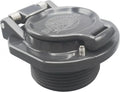 Swimables Vac Lock 1.5" MPT Pool Fitting Dark Gray OEM pool equipment part by Swimables