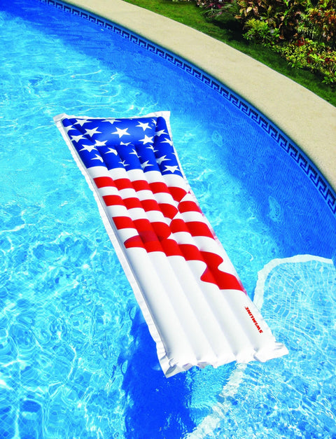 Swimline 70 INCH AMERICANA MATTRESS | 90176 Pool Toys for swimming pools