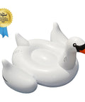 Swimline Giant Ride - On Original Swan Float – Oversized Pool Inflatable | 90621 Pool Toys for swimming pools