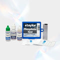 Taylor Phosphate Test Kit by Taylor Water Technologies with reagents and test comparator cards