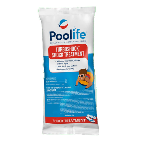 Poolife Turboshock Shock Treament 1lb Bag Front