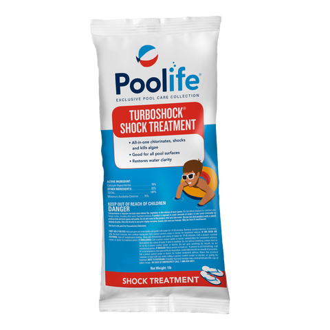 Poolife turboshock shock treatment 1lb bag front