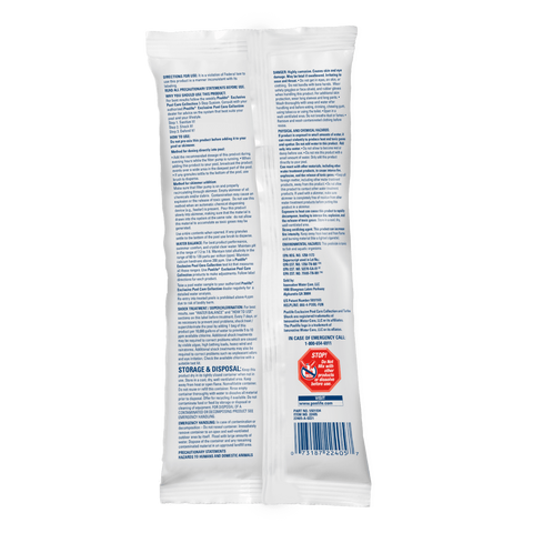 Poolife turboshock shock treatment 1lb bag back